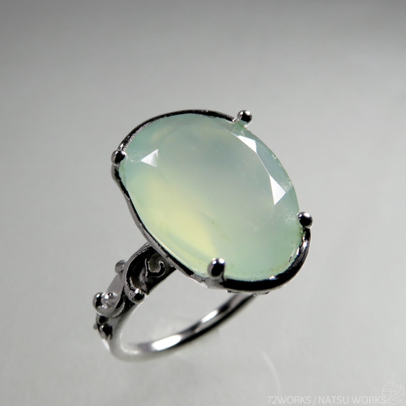 ブルー カルセドニー リング / Chalcedony Ring 4枚目の画像