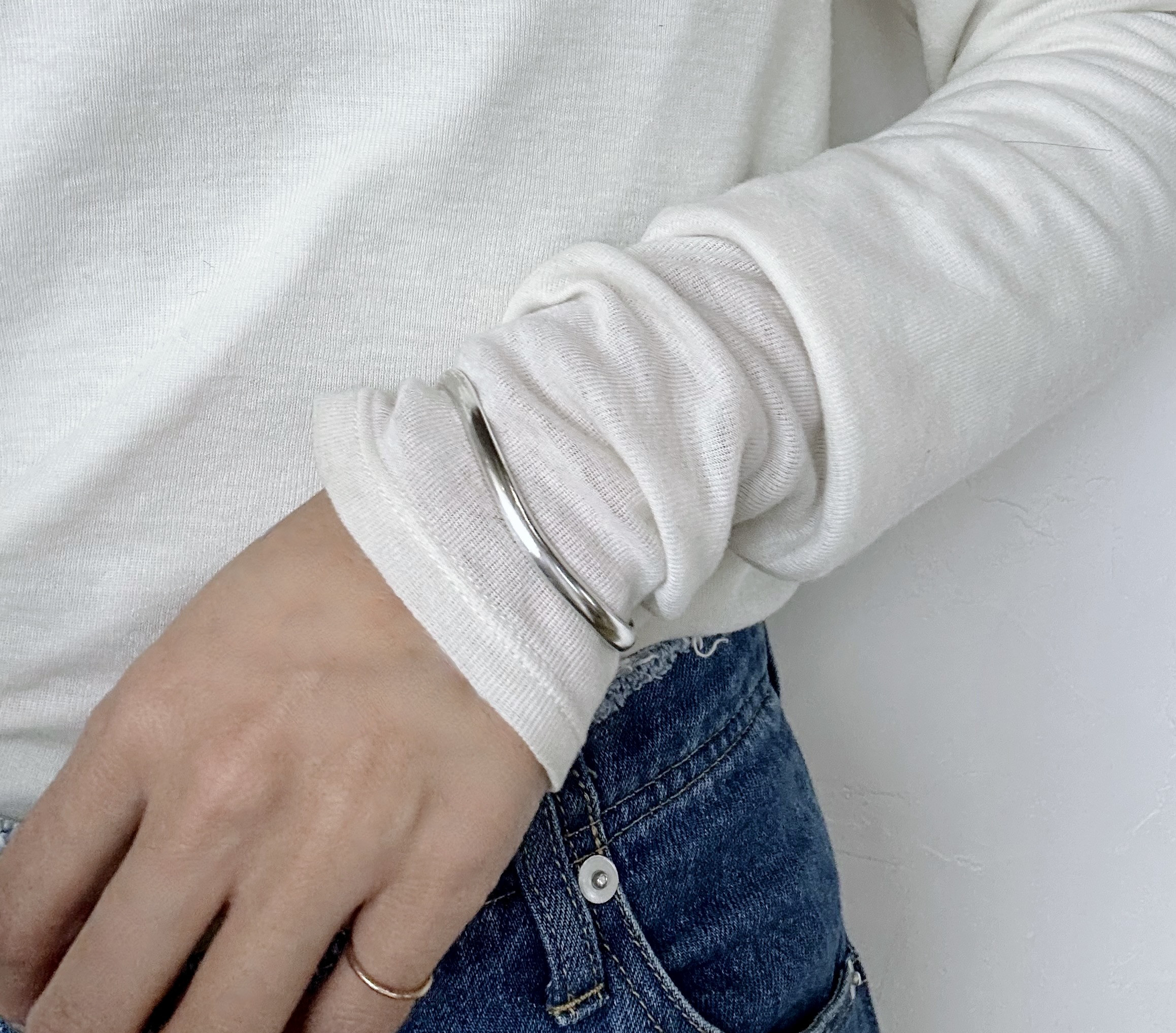 silver950 high dorm bangle