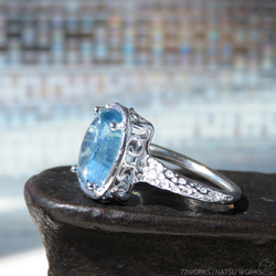 アクアマリン リング / Aquamarine Ring [] 2枚目の画像