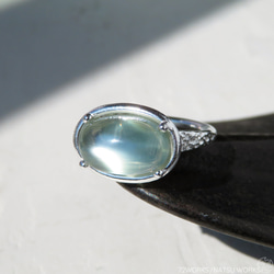 グリーンムーンストーン リング / Green Moonstone Ring l 1枚目の画像