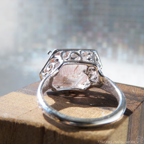 ゲーサイト in クォーツ リング / Goethite in Quartz Ring 指輪