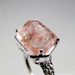 ゲーサイト in クォーツ リング / Goethite in Quartz Ring 10枚目の画像