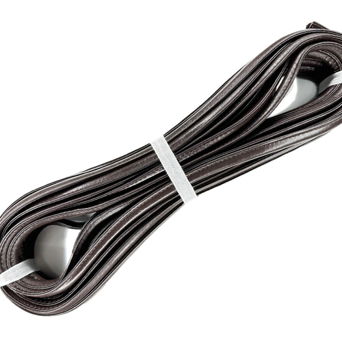 革芯入コード 片ステッチ10mm 10M乱カセ K210 ソフトな革紐 ショルダー