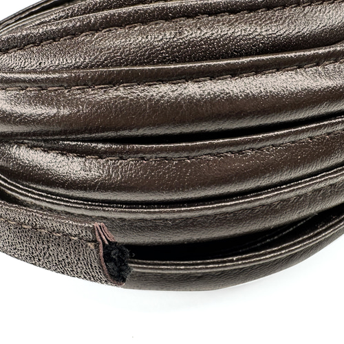 革芯入コード 片ステッチ10mm 10M乱カセ K210 ソフトな革紐 ショルダー