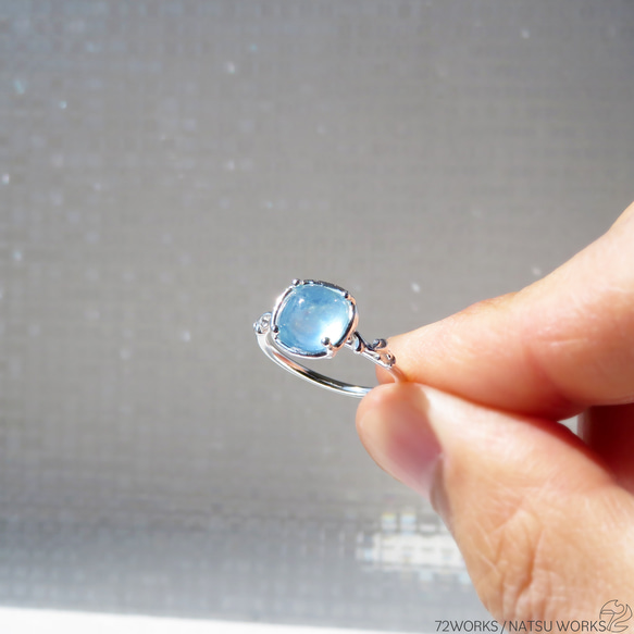 アクアマリン リング / Aquamarine Ring D 3枚目の画像