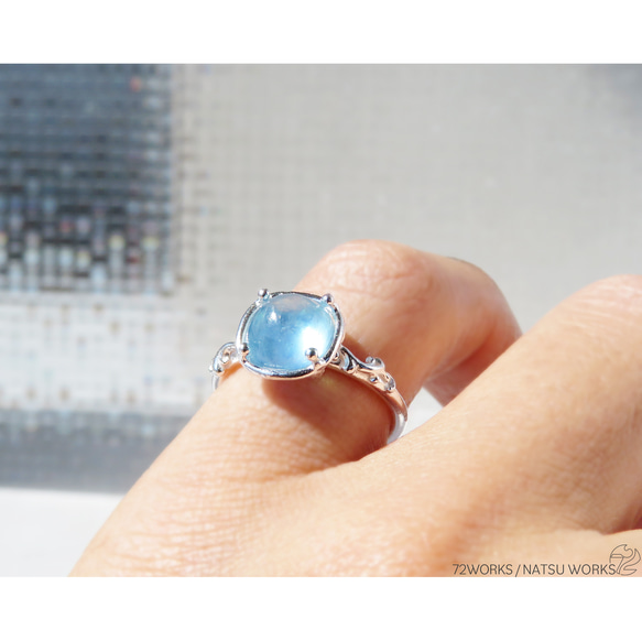 アクアマリン リング / Aquamarine Ring D 6枚目の画像