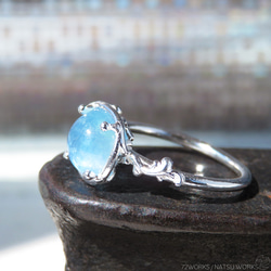 アクアマリン リング / Aquamarine Ring D 2枚目の画像