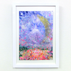 原画 「夢で見た国」 絵サイズ 53×45㎝ パワーアート 絵画 息吹