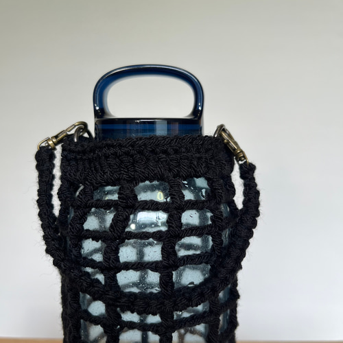 スクエアバッグ ペットボトルカバー ハンドメイド スクエアバッグ