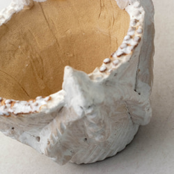 陶器製（2号ポット相当）縄文植木鉢 jomon-SS-8720 2枚目の画像