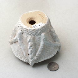 陶器製（2号ポット相当）縄文植木鉢 jomon-SS-8721 3枚目の画像