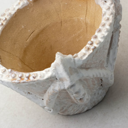 陶器製（2号ポット相当）縄文植木鉢 jomon-SS-8721 2枚目の画像