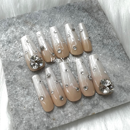 ベイビーブーマーストーンネイルチップ ネイルチップ（つけ爪