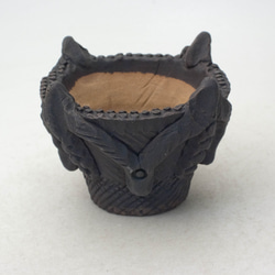 陶器製（2号ポット相当）縄文植木鉢 jomon-SS-8725 1枚目の画像