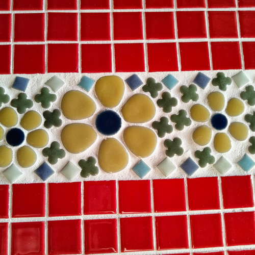 ❁⃘flowerタイルトレー《hanayuki》 ❁⃘flowerタイルトレー《Ohana