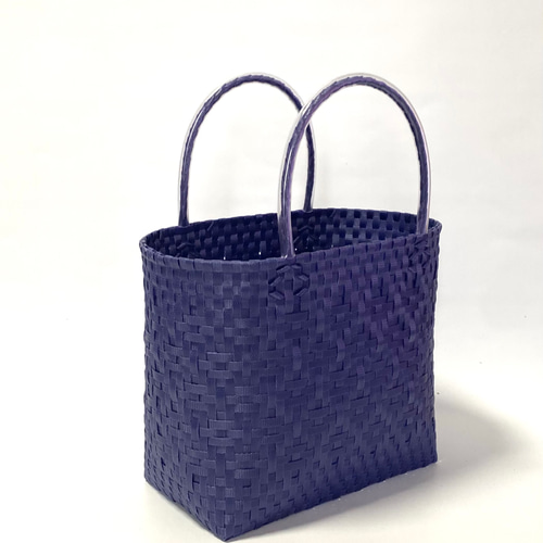 値下げ　IENA購入　dragon ネイビー かごバッグ 収納袋付き 値下げ IENA購入 dragon ネイビー かごバッグ 収納袋付き 値下げ