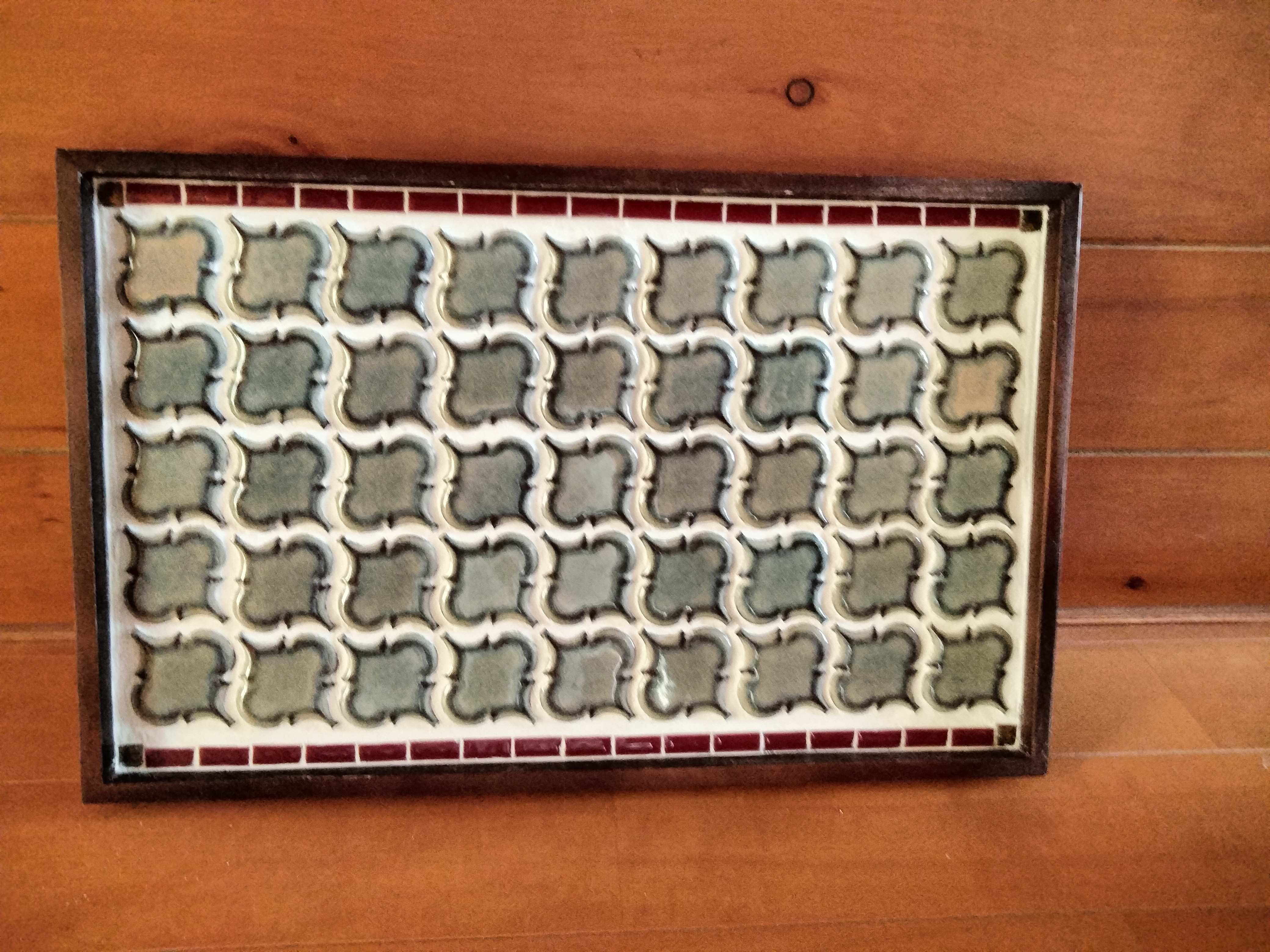 オリエンタルなタイルトレー大【ランタン・ランタン】