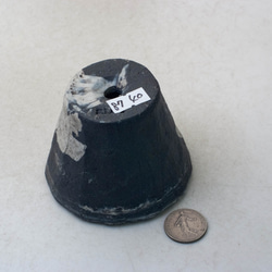 陶器製（２号ポット相当）　植木鉢　 AASc-ミカゲ-ブラック8740 3枚目の画像
