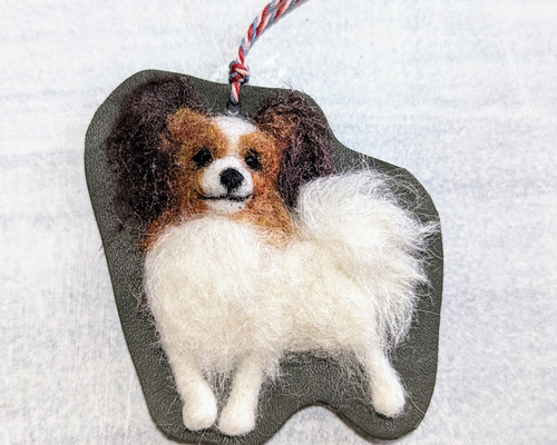 羊毛フェルト　パピヨン 専用 羊毛フェルト パピヨン d0d1ae3da49c81ec8ac60e6ba89a55