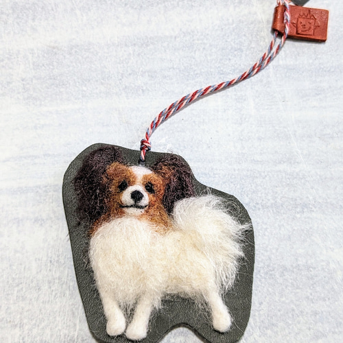 羊毛フェルト パピヨン 日光浴 蛙 温泉 蜜蜂 専用 羊毛フェルト