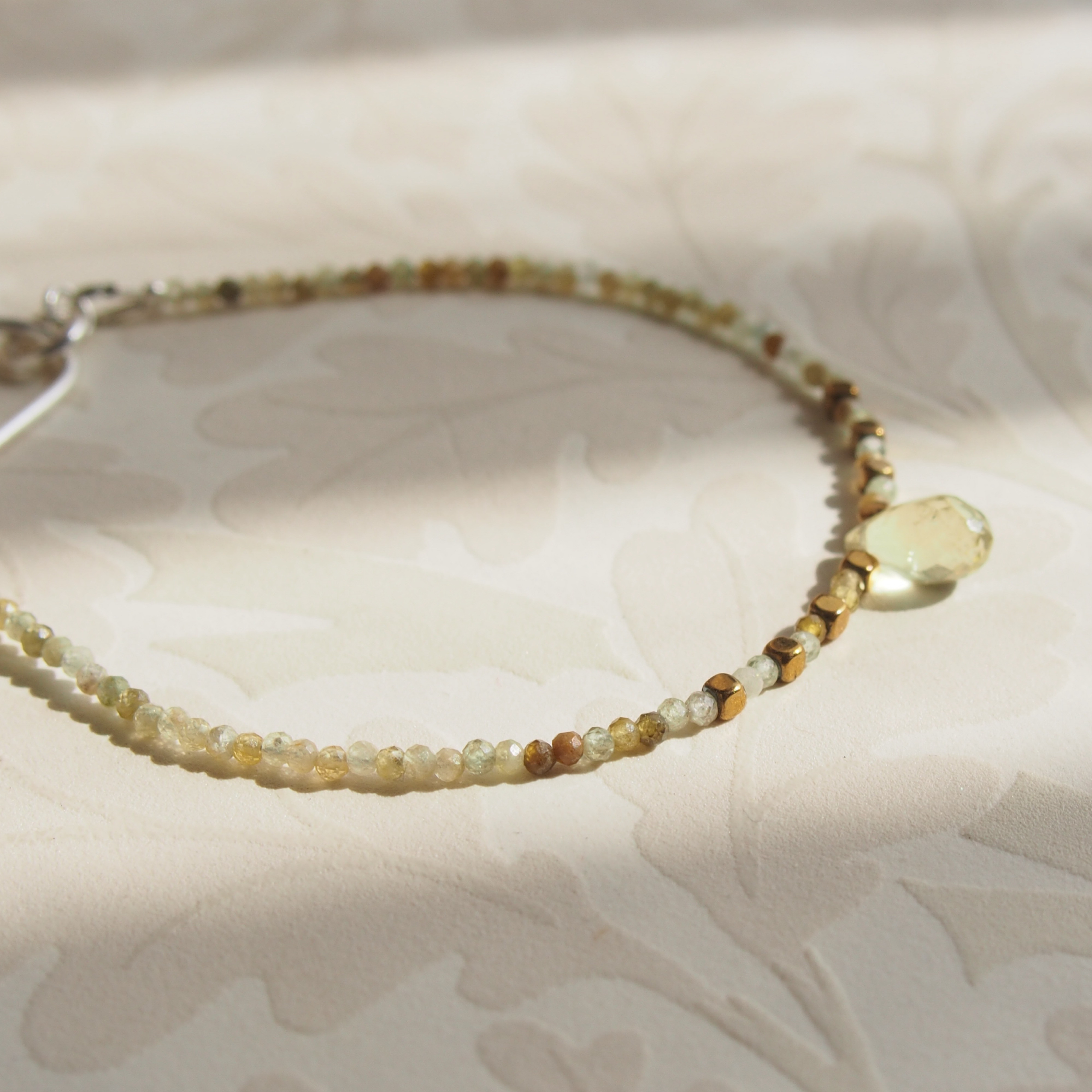 【受注製作】天然石ブレスレット　G & LQ