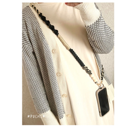 スマホショルダー/携帯ショルダー パラコード 木玉 カテゴリーランキング入り 受注生産 2枚目の画像