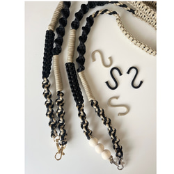 スマホショルダー/携帯ショルダー パラコード 木玉 カテゴリーランキング入り 受注生産 9枚目の画像