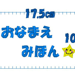 ゲスト様専用ページ　縫い付け名札　約17.5×10㎝ 2枚目の画像