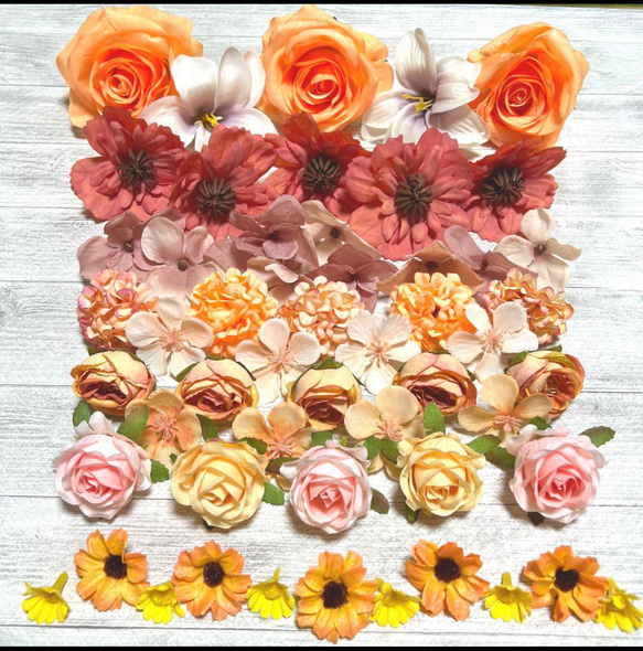 NO 1110-04 造花 まとめ売り ハンドメイド 材料 素材 花材 アーティ 