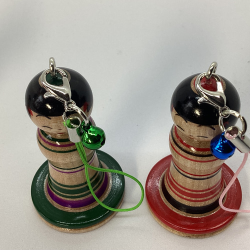 こけしのストラップ 携帯ストラップ こけス 通販 17456929｜Creema