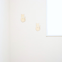 【木製フックカバー】NEKO 壁美人P-4専用カバー 10枚目の画像