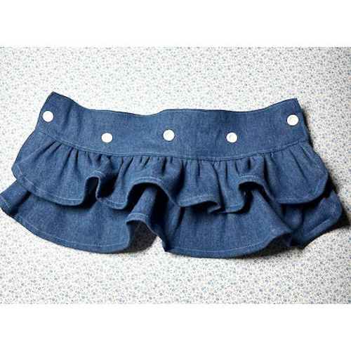 再販★水色ギンガムチェック×ミルク★ ハンドメイド　リバーシブル　スタイ Lバイカラーギンガムチェックシュシュ｜WEGO（ウィゴー） – WEGO