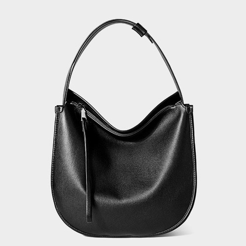 新型ミニマリスト快適ソフトトートバッグ 牛革通勤大容量シングル