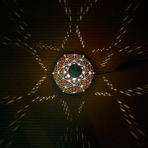 キラキラ輝くひょうたん ひょうたんランプ 煌焔 きらめきほむら - ひょうたん細工