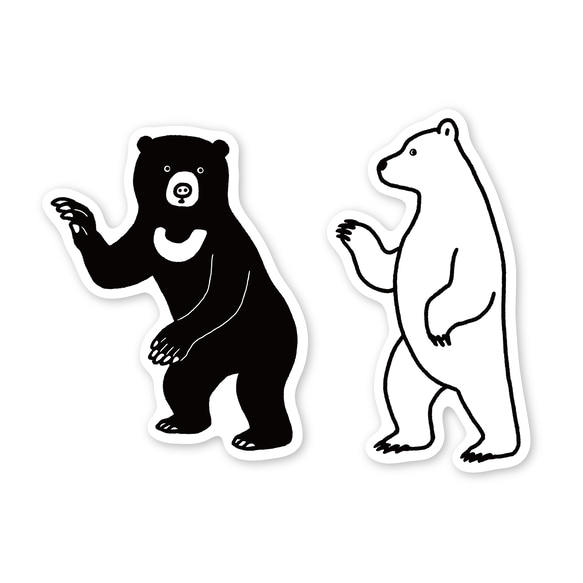 クマ STICKER 1枚目の画像