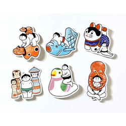 おすもう郷土玩具 STICKER 8枚目の画像