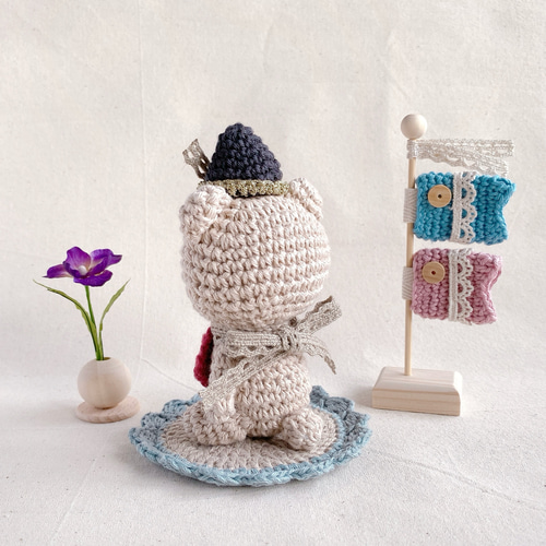 かぶとのくまさんこどもの日のあみぐるみ〜ほんわか端午の節句