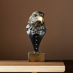 オブジェ ユニーク 胸像 鷲 わし イーグル おしゃれ かわいい 置物 オーナメント インテリア 動物 cht-1736 6枚目の画像