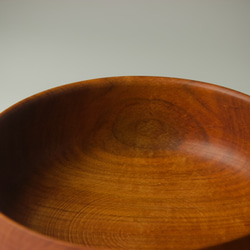 ふくよかなボウル ヤマザクラ wooden bowl 18cm サラダボウル 7枚目の画像