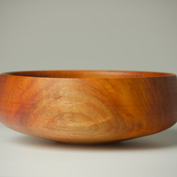 ふくよかなボウル ヤマザクラ wooden bowl 18cm サラダボウル 5枚目の画像