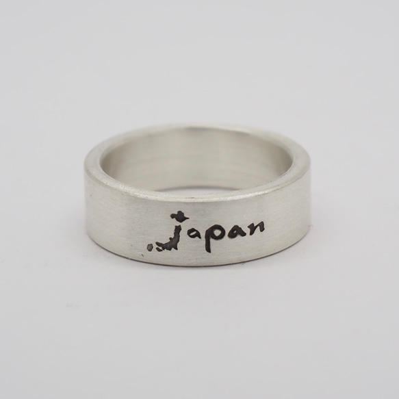 japan ring 2  日本地図リング 2　SILVER925 1枚目の画像