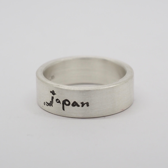 japan ring 2  日本地図リング 2　SILVER925 3枚目の画像