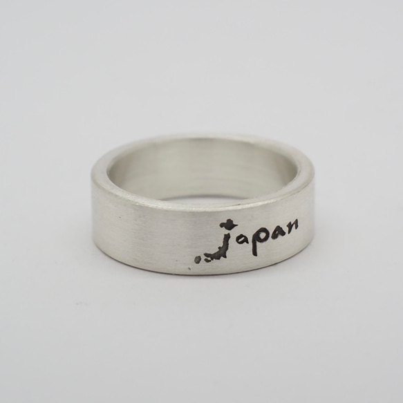 japan ring 2  日本地図リング 2　SILVER925 4枚目の画像