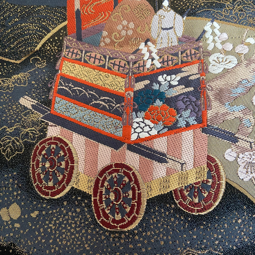 帯リメイク【クッションカバー45cm用×1枚】山車 山鉾 祇園祭
