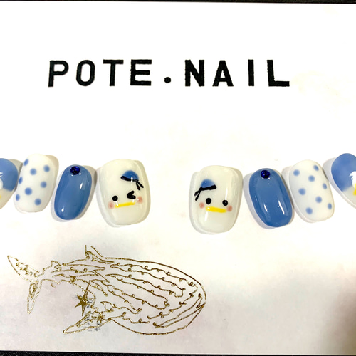 ネイルチップ 夏ネイル アヒル ネイルチップ（つけ爪） POTE.NAIL 通販