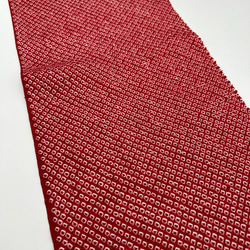 0213正絹総絞り帯揚げ＆根付・絹帯締め シルク100％ ３点セット 5枚目の画像