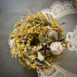 ☆お正月飾り☆ 縄が外れるしめ縄スワッグ しめ縄・しめ飾り 草つむぎ