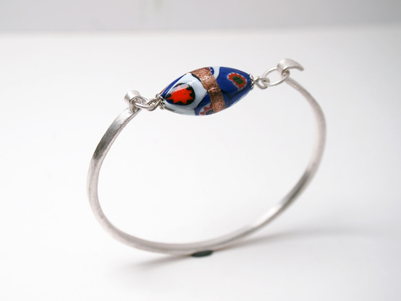 威尼斯穆拉諾琉璃珠手環 #GB005 梭形千花珠 第1張的照片