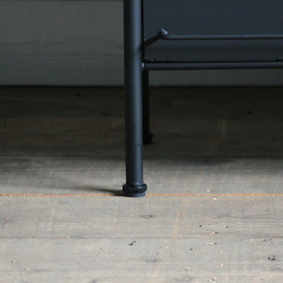 アイアンのドロワーシェルフ　4列2段【サイズオーダー可】 収納 家具 新築