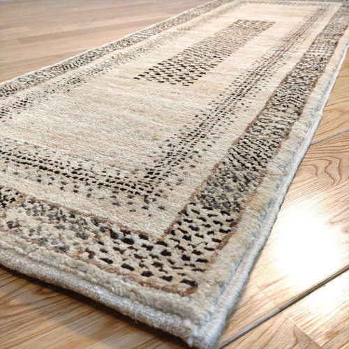 夏は涼しく冬は暖かい 天然無染ラグ ガゼニラハット ミニ